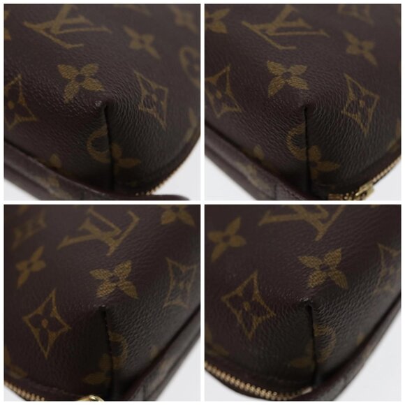 LOUIS VUITTON Monogram Trousse Demi Ronde Cosmetic Pouch M47520 LV Auth 86597 - Picture 14 of 16